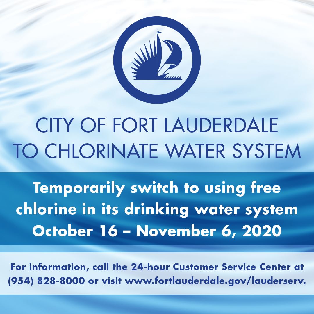 Fort Lauderdale Water Chlorination Oct-Nov