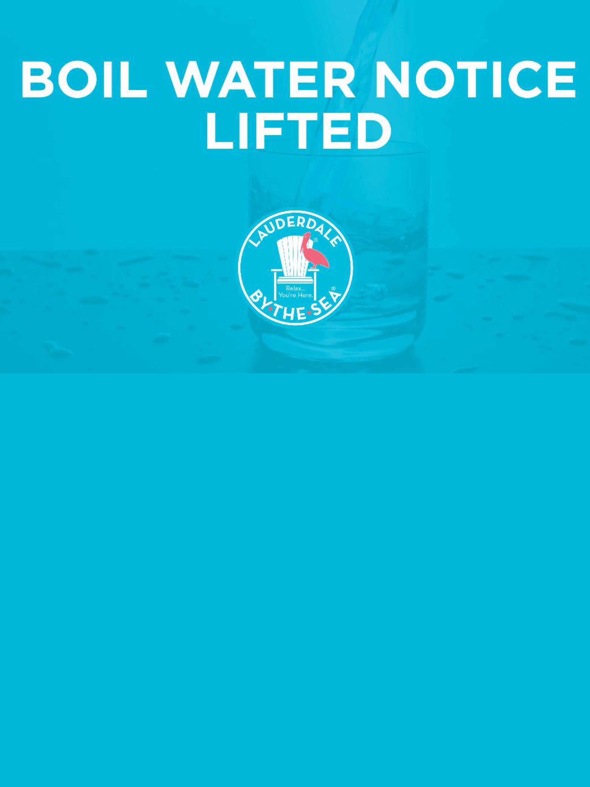 Boil water notice lifted