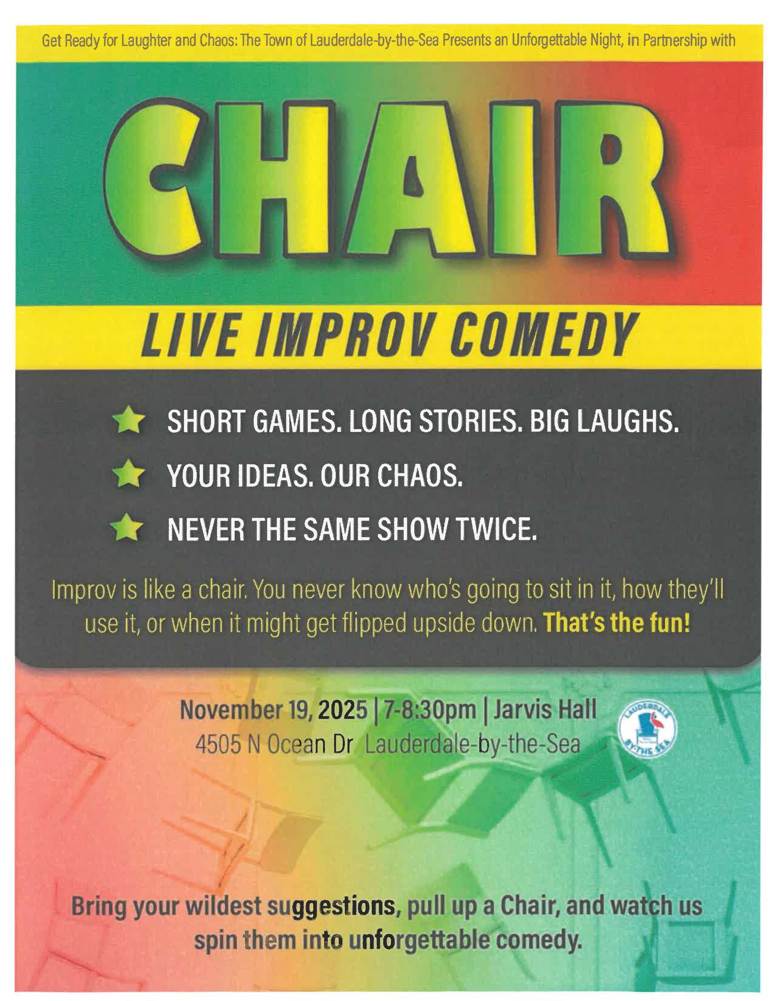 CHAIR Improve Comedy November 19, 2025