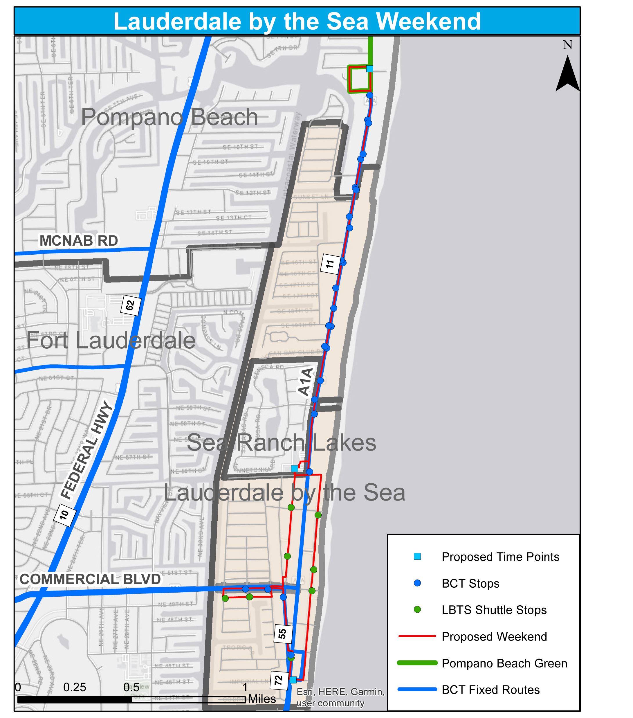 Proposed Weekend Route